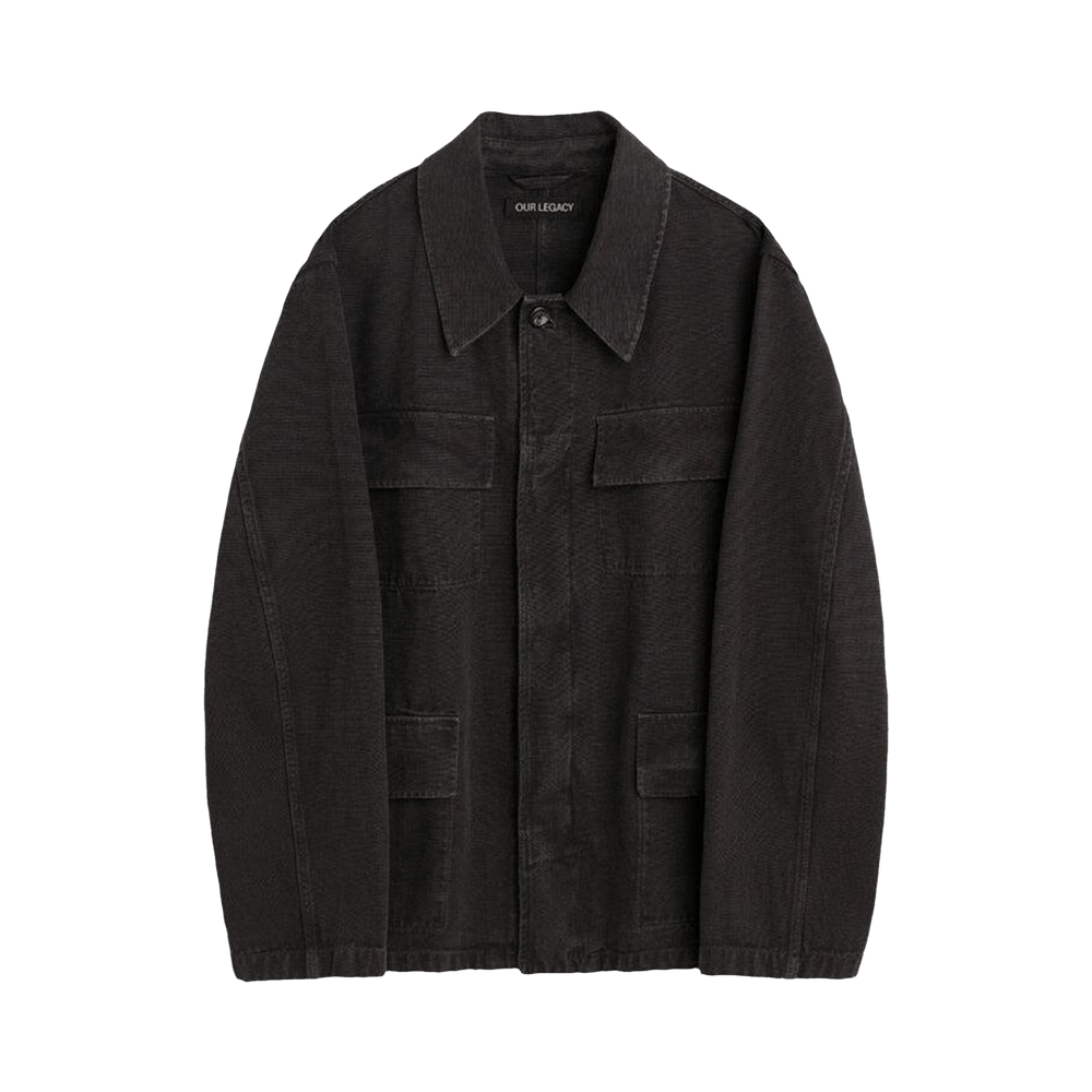 Buy Our Legacy Uniform Jacket 'Ash Black' - M4241UA | GOAT