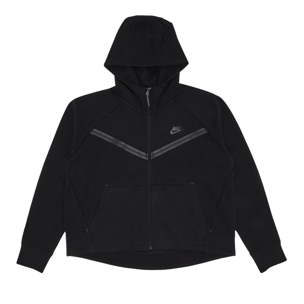 Black nike tech fleece full zip hoodie 2025