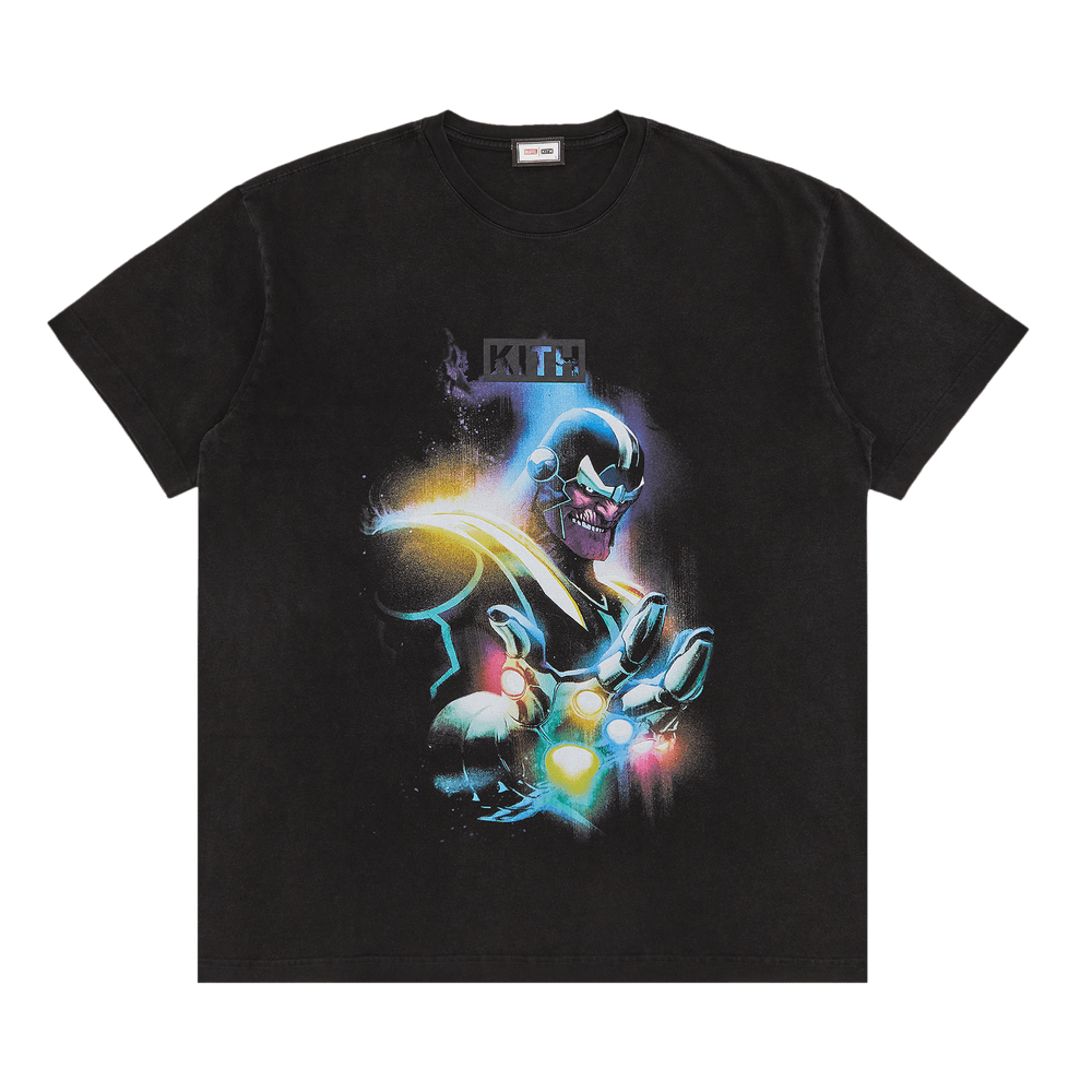 Buy Kith x Marvel Mad Titan Vintage Tee 'Black' - KHM032518