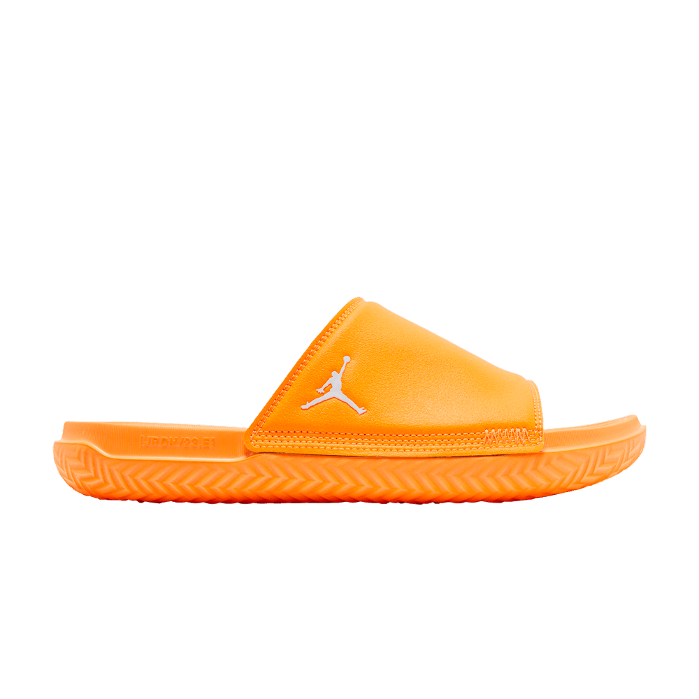 orange jordan sandals