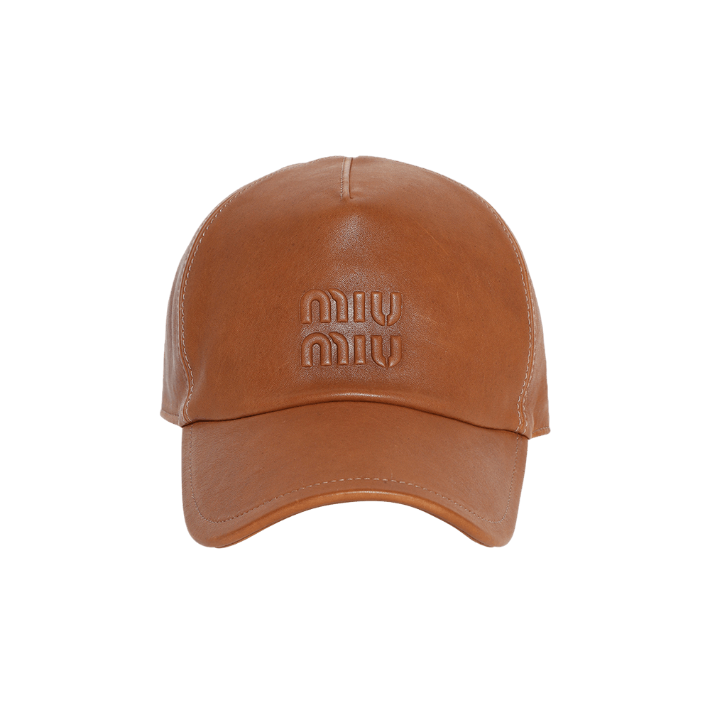 MIU MIU | DENIM BASEBALL CAP COCOA BROWN キャップ UNISEX 0400022953381_BEIGEKHAKI?wid=