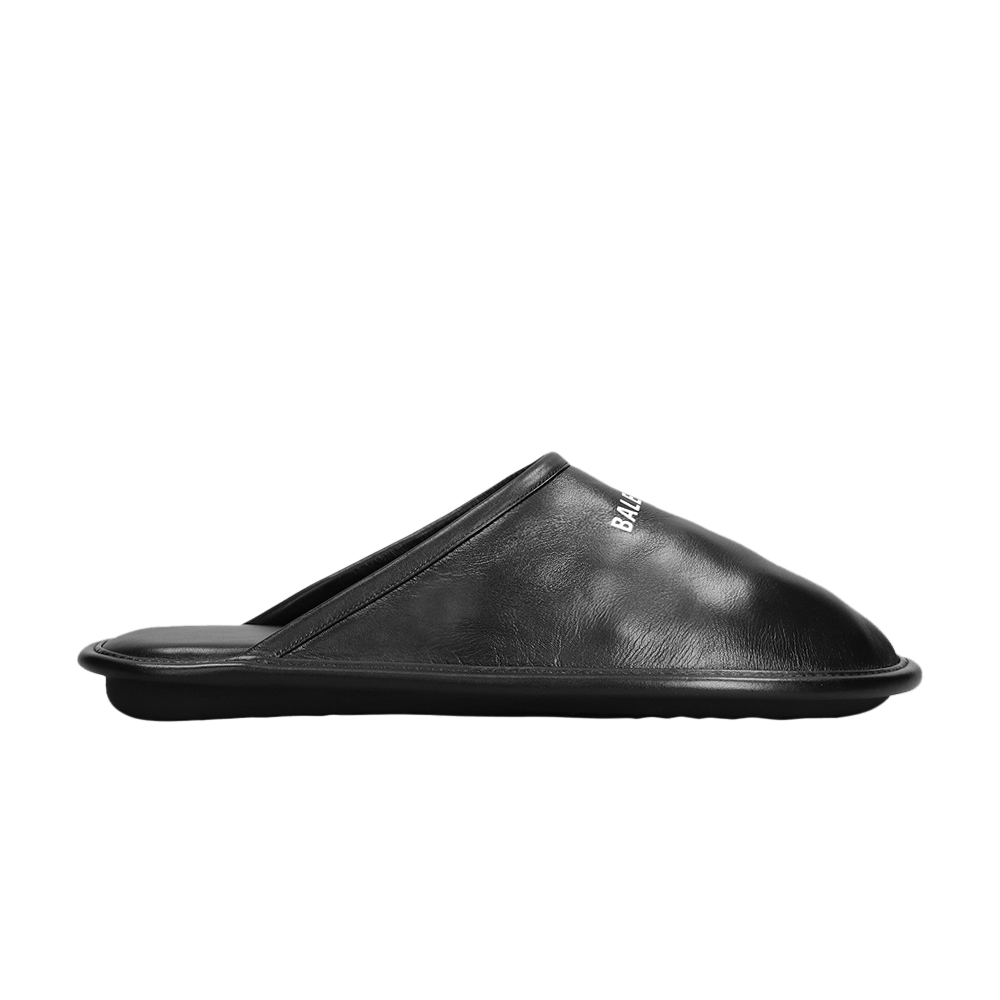 Balenciaga Home Flat Black White