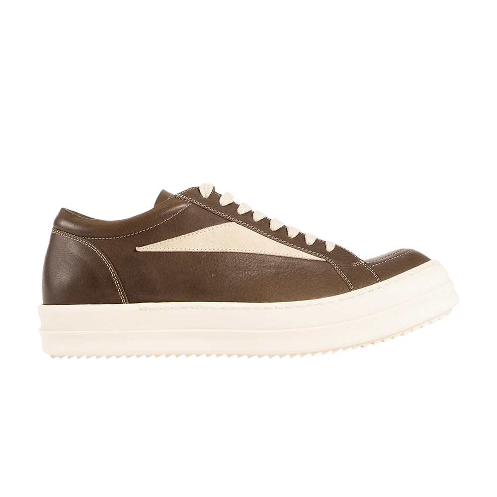 【大人気】RICK OWENS◆レザースニーカー マホガニーブラウン Rick Owens リックオウエンス Mastodon Sneakers ローカット