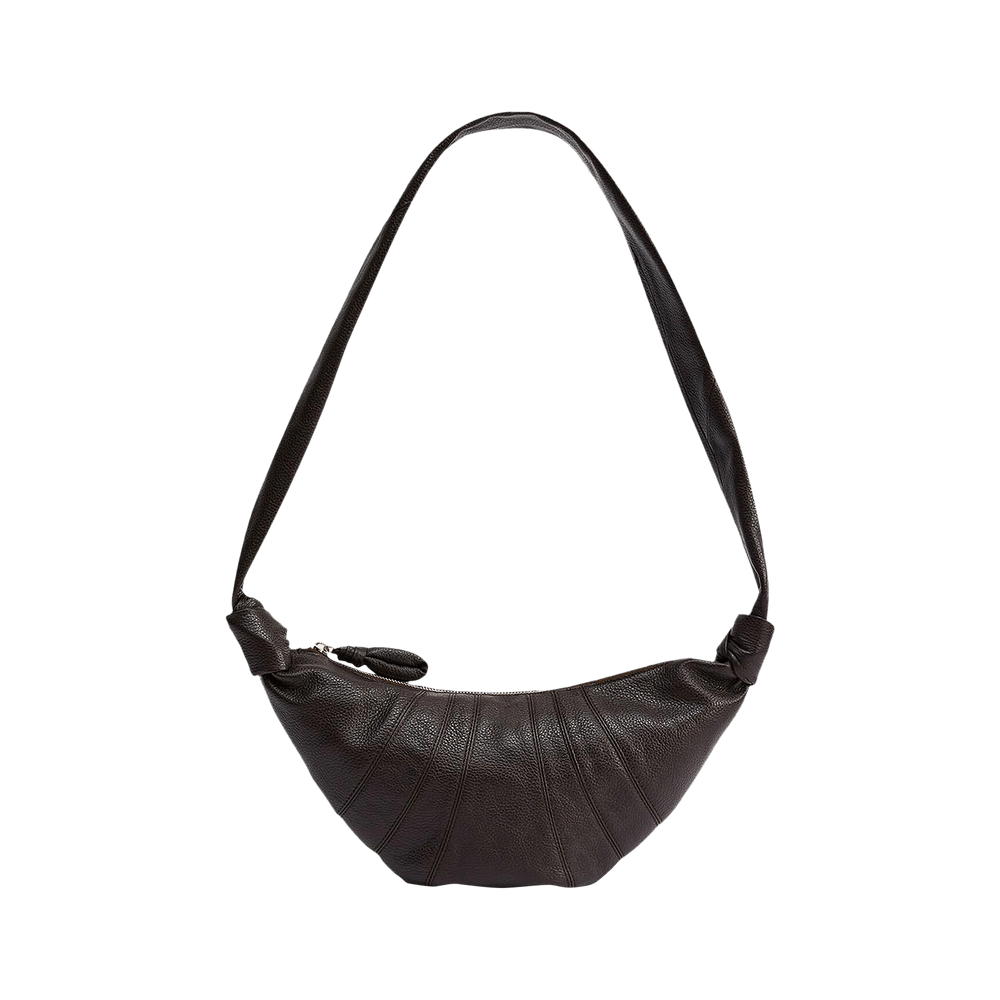 Buy Lemaire Soft Grain Small Croissant Bag 'Dark Chocolate