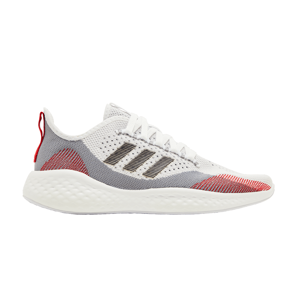 adidas gazelle silver green womens adidas FLUIDFLOW 2.0 Running Shoes | White-Green | Women's main image 0