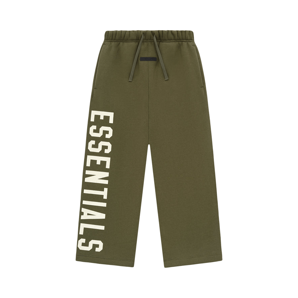 Fear of God Essentials Kids Fleece Relaxed Sweatpant Military