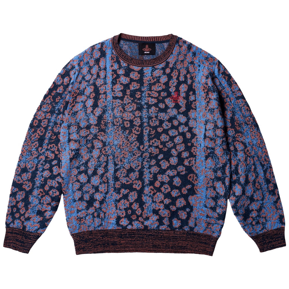 Buy Palace x Vivienne Westwood Knit Crew 'Pink Leopard' - 3803004J