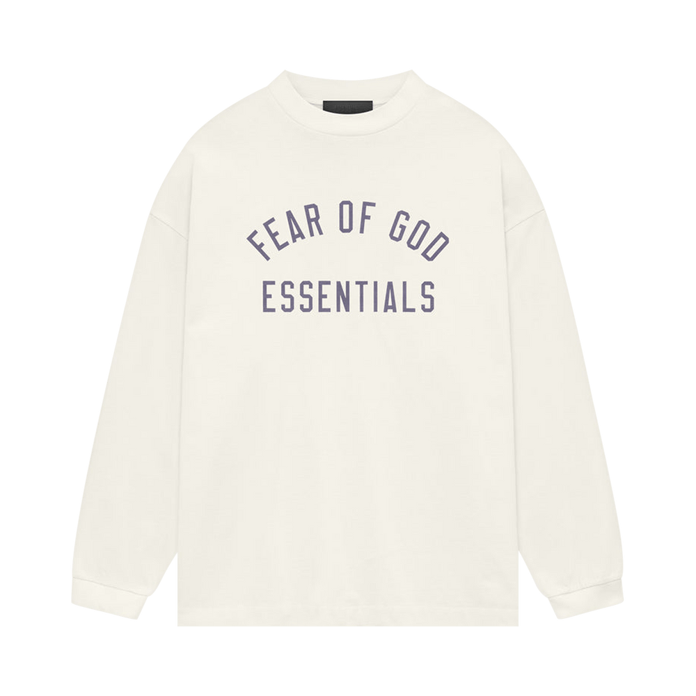 Tシャツ・カットソー [ESSENTIALS]JERSEY LONG SLEEVE TEE/SHELL(125BT244202F) Buy Fear of God Essentials Jersey Long-Sleeve Tee 'Shell