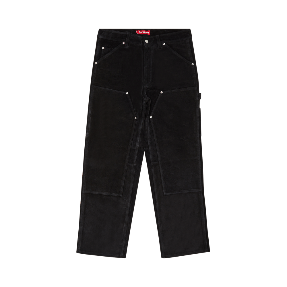 Size 30 Supreme Suede Double Knee Painter Pant 'Black'