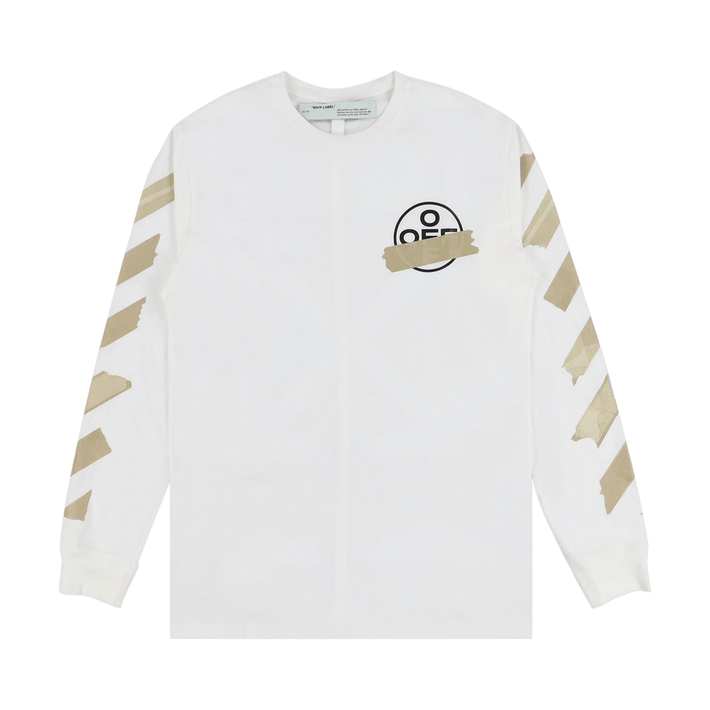 Buy Off-White Tape Arrows Long-Sleeve 'White