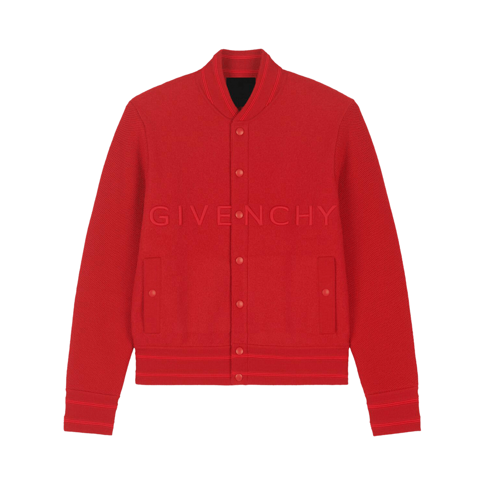 Buy Givenchy Logo Bomber Jacket Red BM00R64Y82 600 GOAT CA