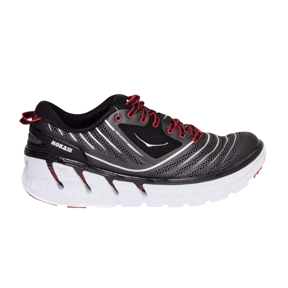 Hoka Vanquish Black True Red