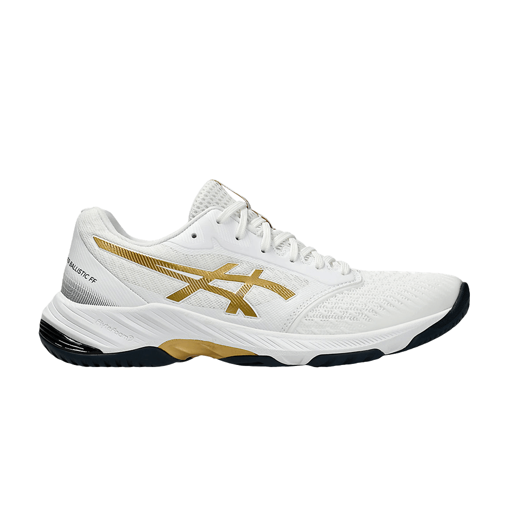 Asics Netburner Ballistic Ff 3 White Pure Gold