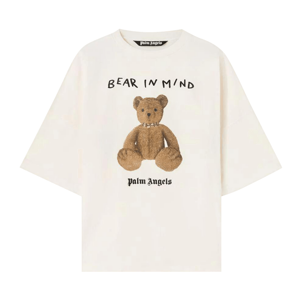 Buy Palm Angels Bear In Mind Over Tee 'Off White/Brown