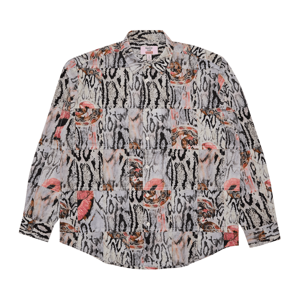 【新品】Supreme Martine Rose Patchwork Shirt Supreme-Martine-Rose-Patchwork