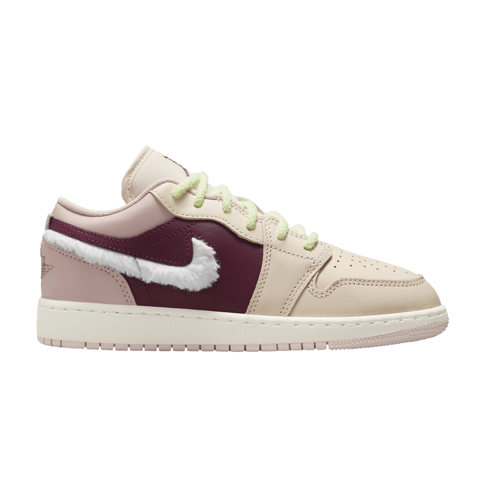 Buy Air Jordan 1 Low SE GS 'Fur Swoosh' - FZ3928 200 | GOAT