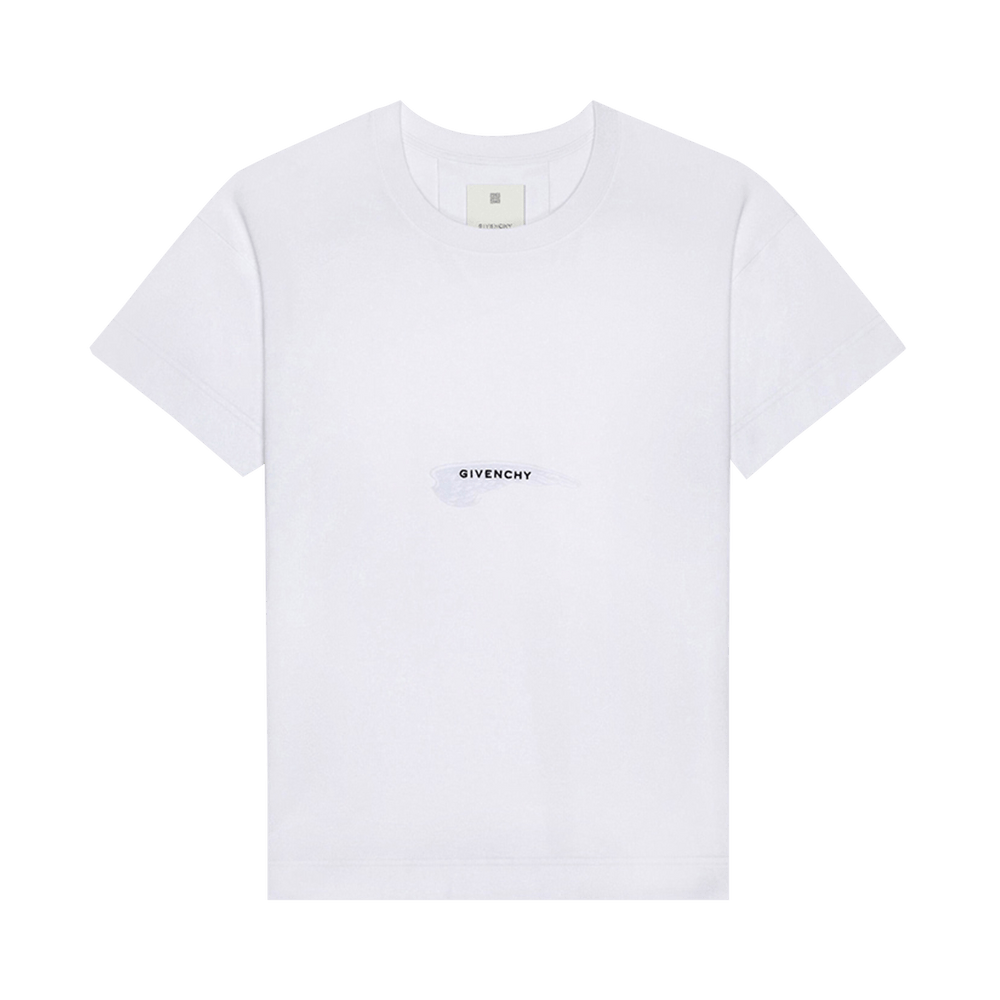 Buy Givenchy Printed Wings Tee 'White' - BM71JA3YN1 100 | GOAT