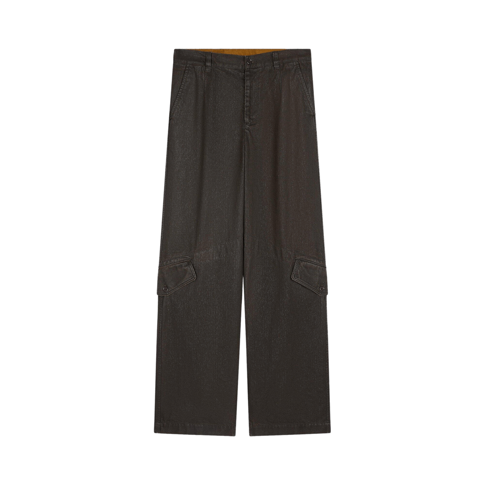 Buy Dries Van Noten Paxford Pants 'Dark Brown' - 242 020913