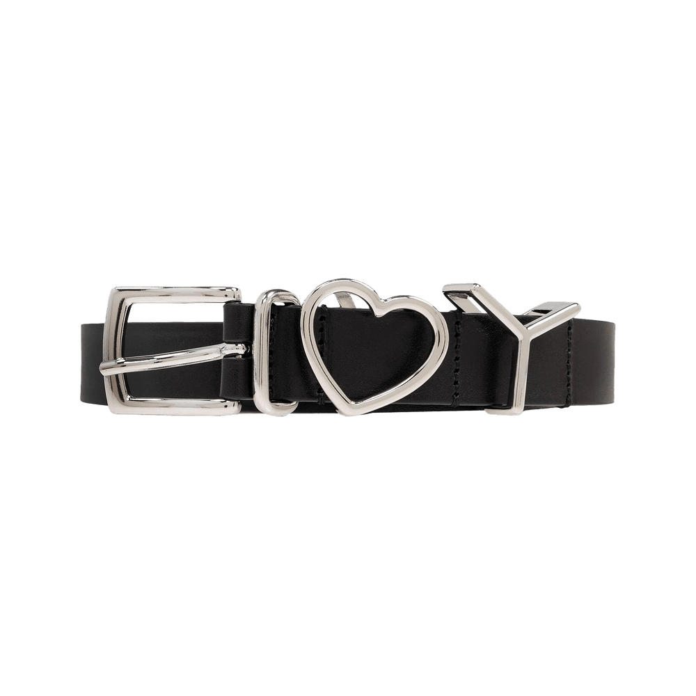Buy Y/Project Heart Belt 'Black' - 621BE008 S10 BLAC | GOAT