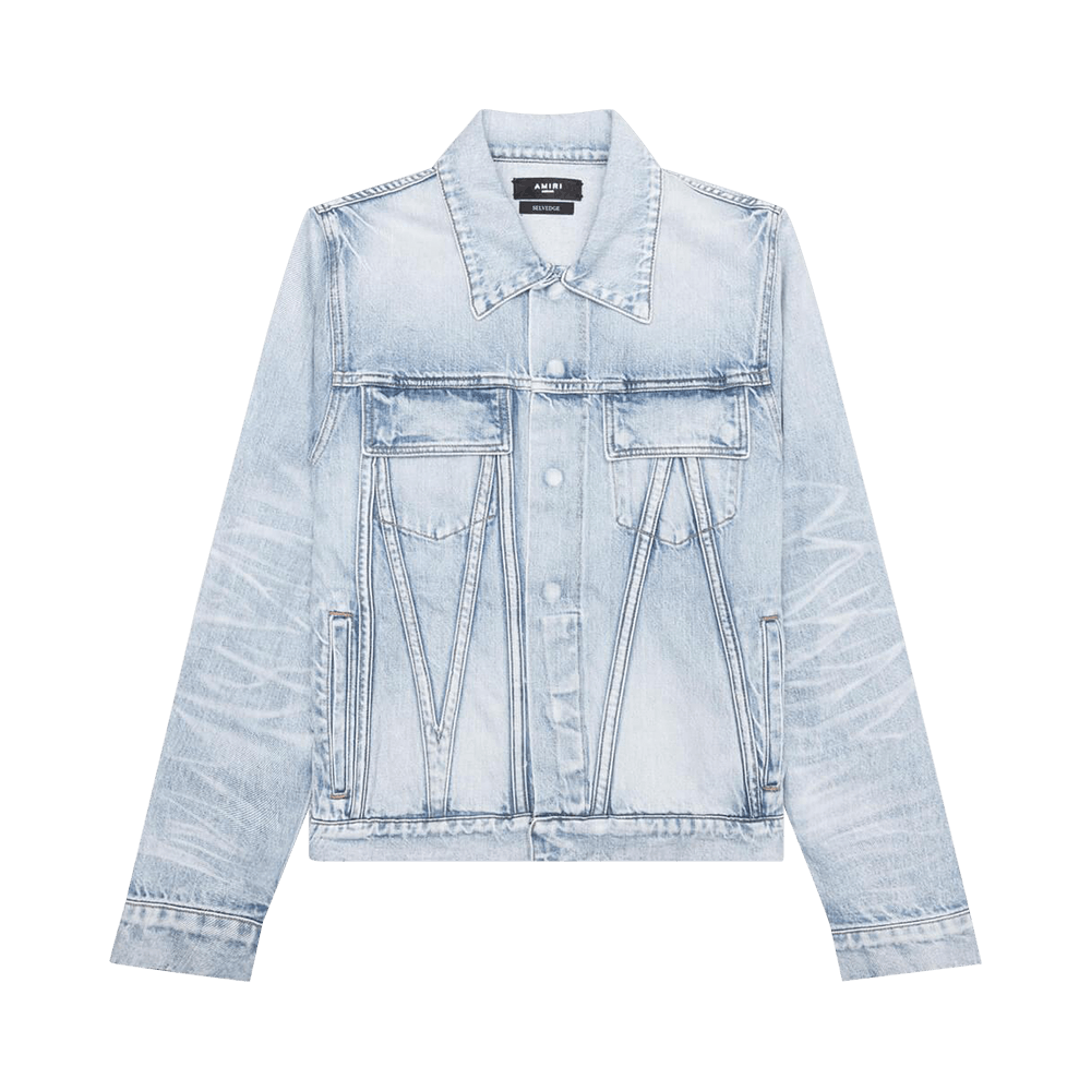 Buy Amiri Japanese Selvedge Trucker 'Perfect Indigo' - AMDNTR1013 Buy Amiri Japanese Selvedge Trucker 'Perfect Indigo' - AMDNTR1013