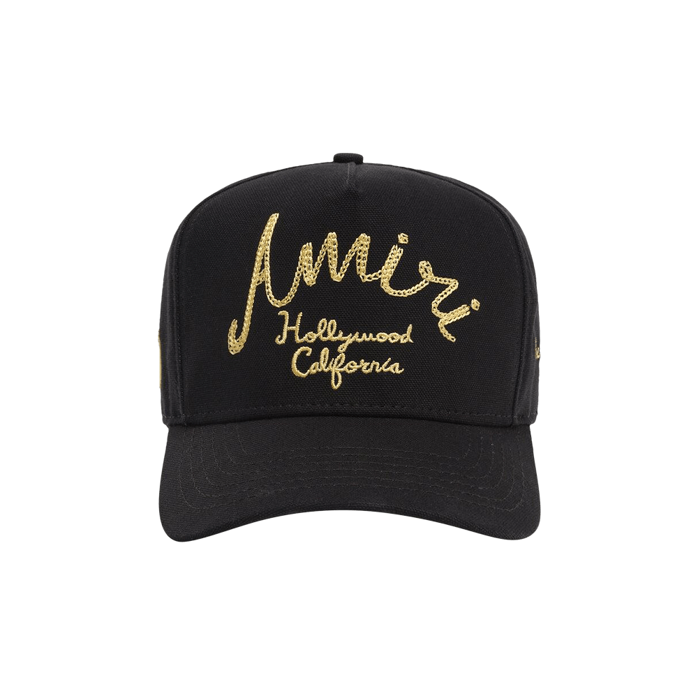 Buy Amiri Hollywood Canvas Hat 'Black' - AMHACP1020 BLAC | GOAT