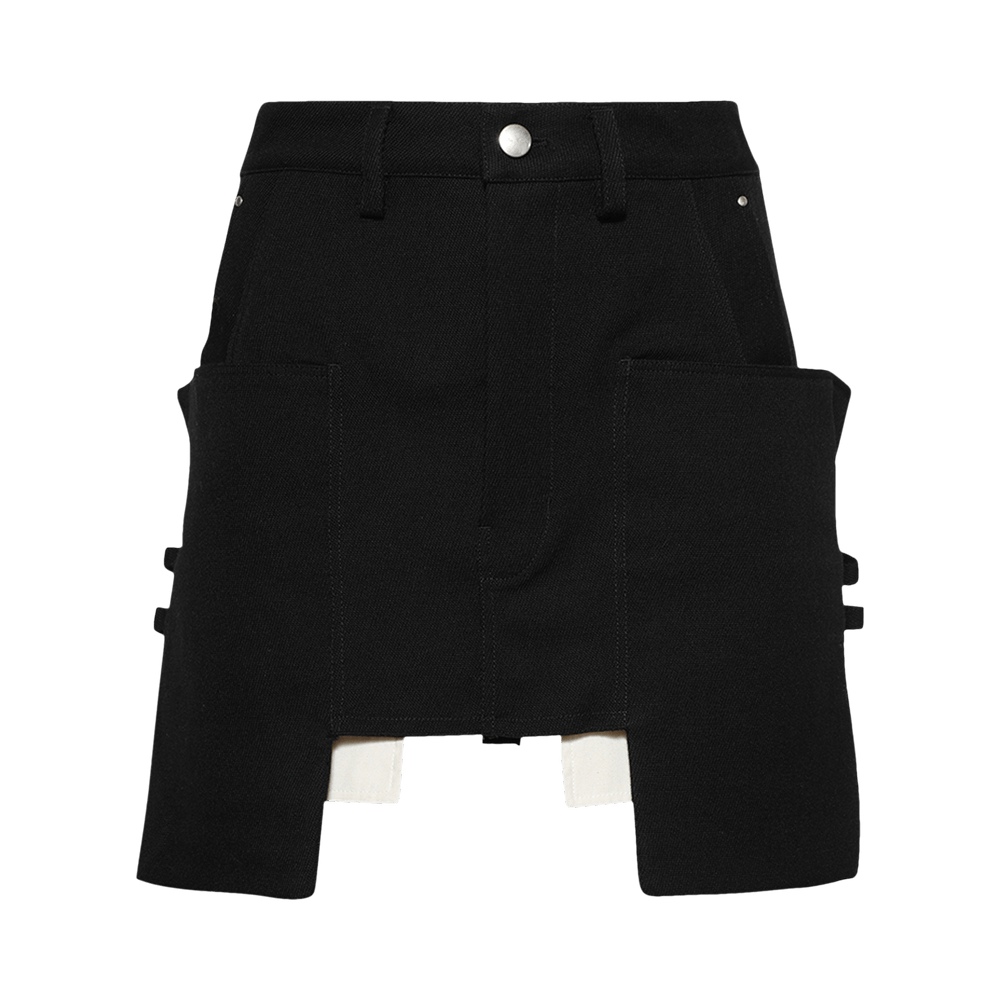 ミニスカート RICK OWENS FW24 GONNA STEFAN MINI (RP02D3342 WD09) 1484432_00.png.png