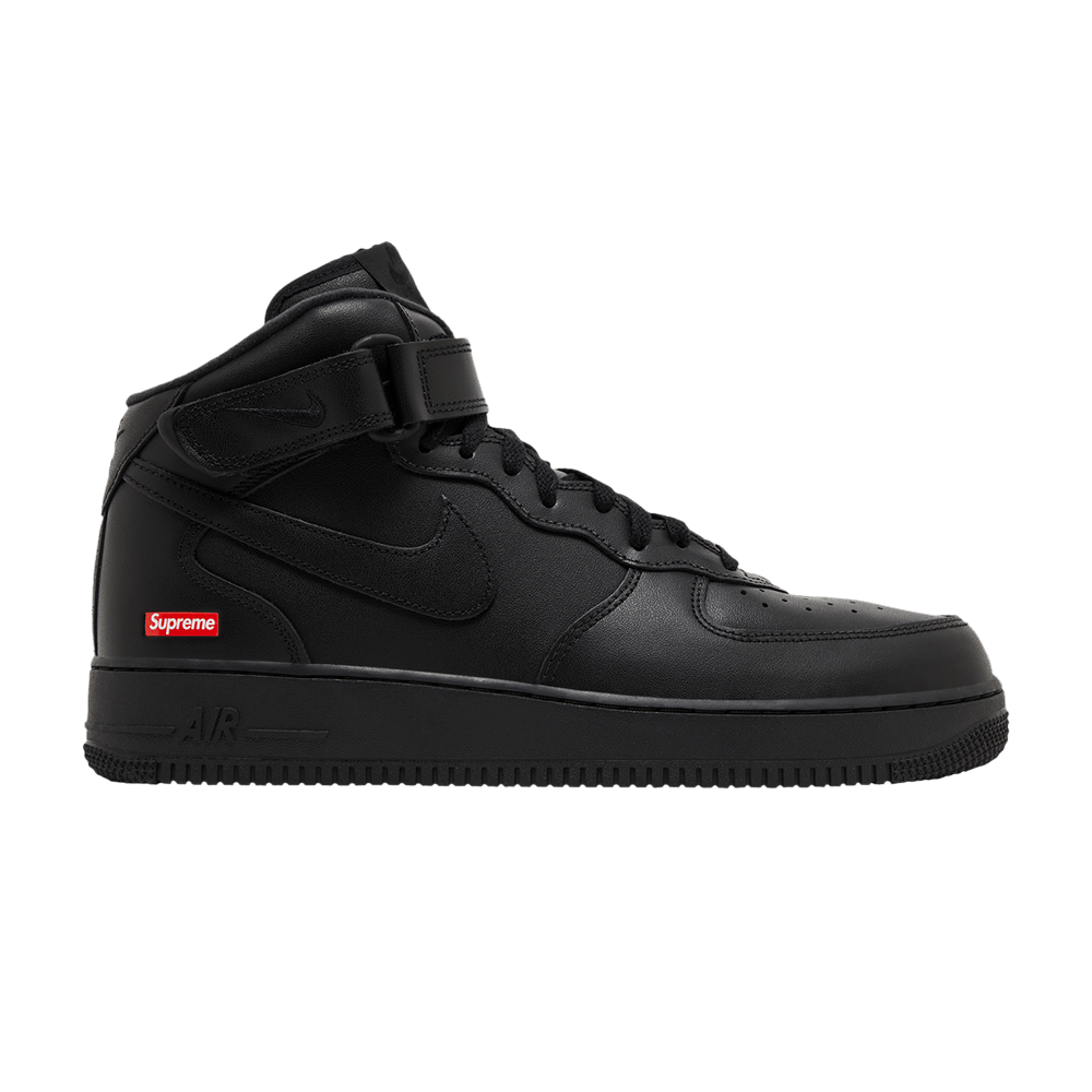 大人気定番商品 Mid 1 Force Air x Supreme Buy 'Box Black Triple - Logo トップス