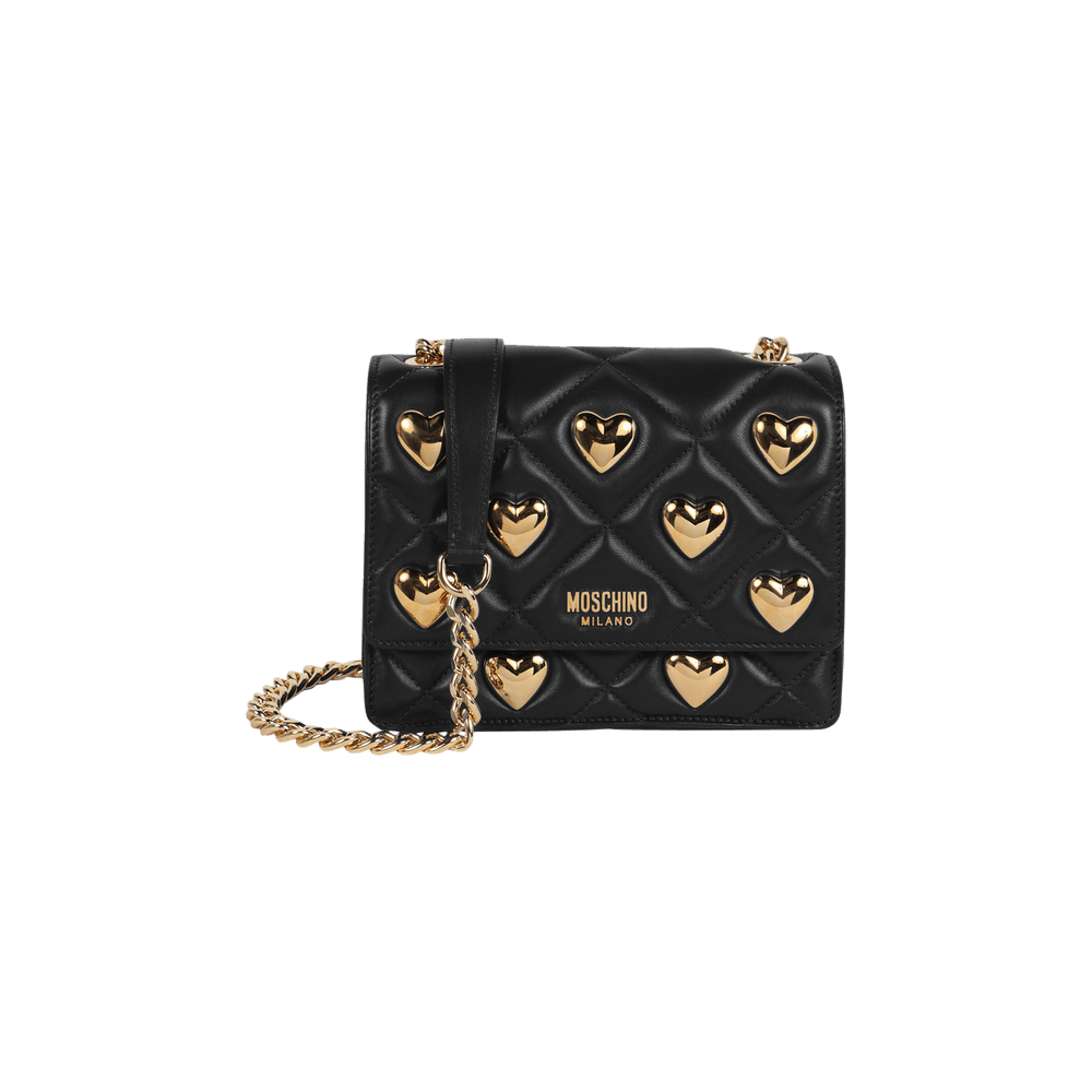 MOSCHINO バック LOVE MOSCHINO Borsa PU Nero Zip Backpack Bag Black Leather