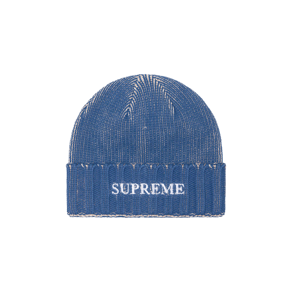 大人気新作 'Blue' Beanie Overprint Supreme Buy - GOAT | BLUE SS22BN18 ニット帽/ビーニー