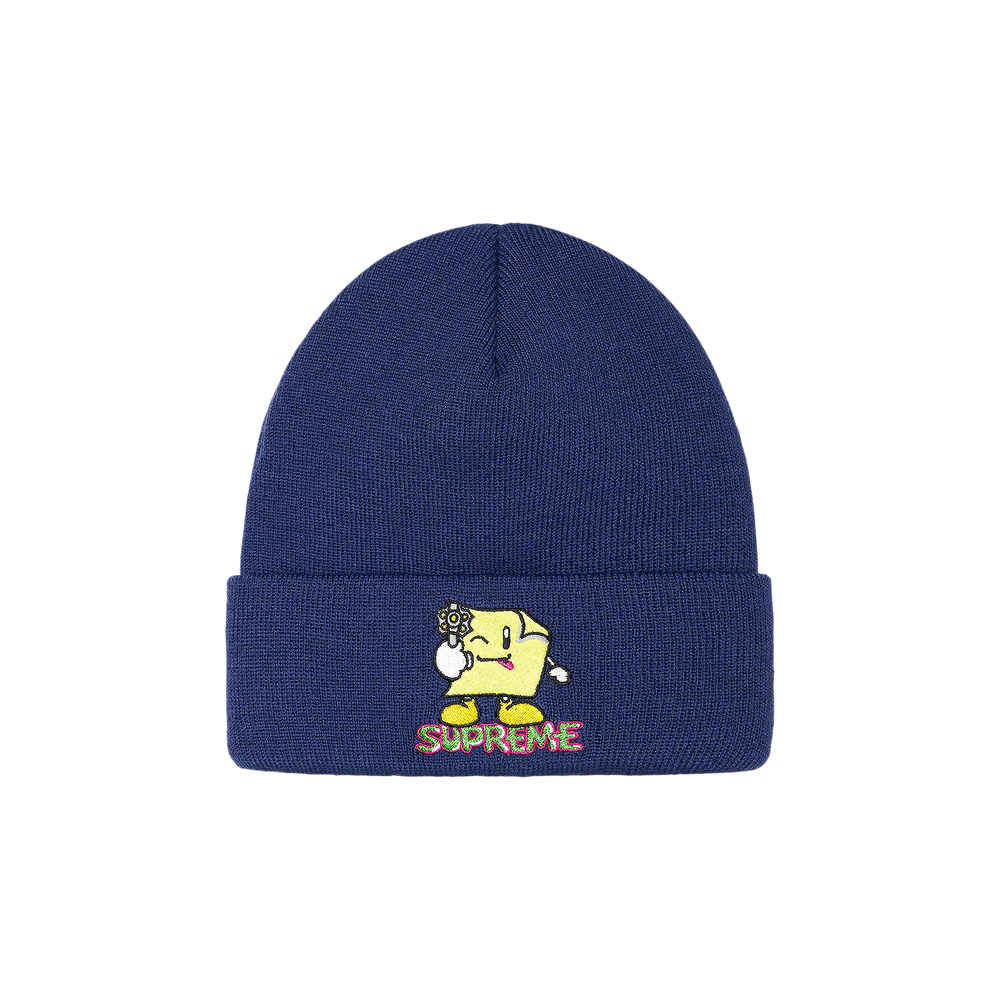 【新品】Supreme　Sticky　Note　Beanie　Navy／Free Buy Supreme Sticky Note Beanie 'Navy' - SS22BN11 NAVY | GOAT