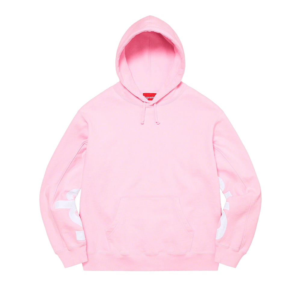 Buy Supreme Cropped Panels Hooded Sweatshirt 'Light Pink