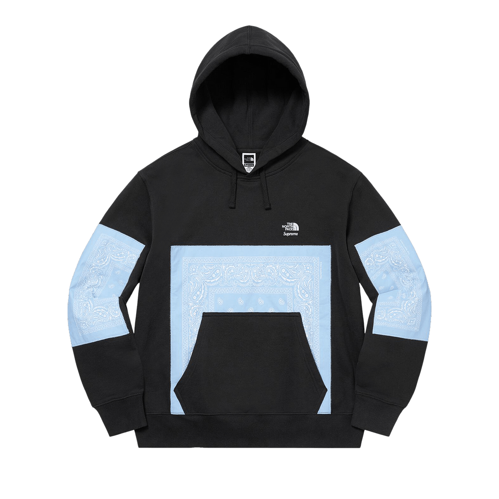Buy Supreme x The North Face Bandana Hooded Sweatshirt Black SS22SW2 BLACK GOAT CA