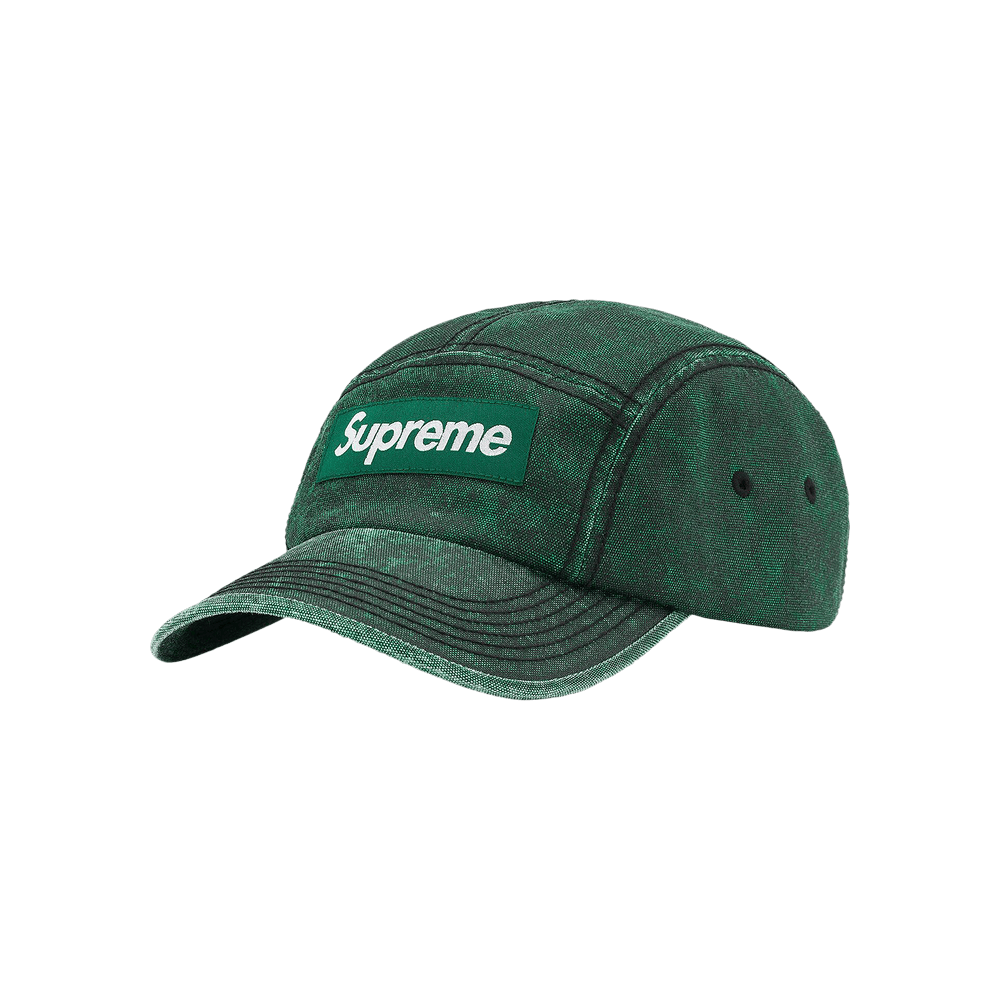 Buy Supreme Washed Cordura Camp Cap 'Dark Green' - FW22H46