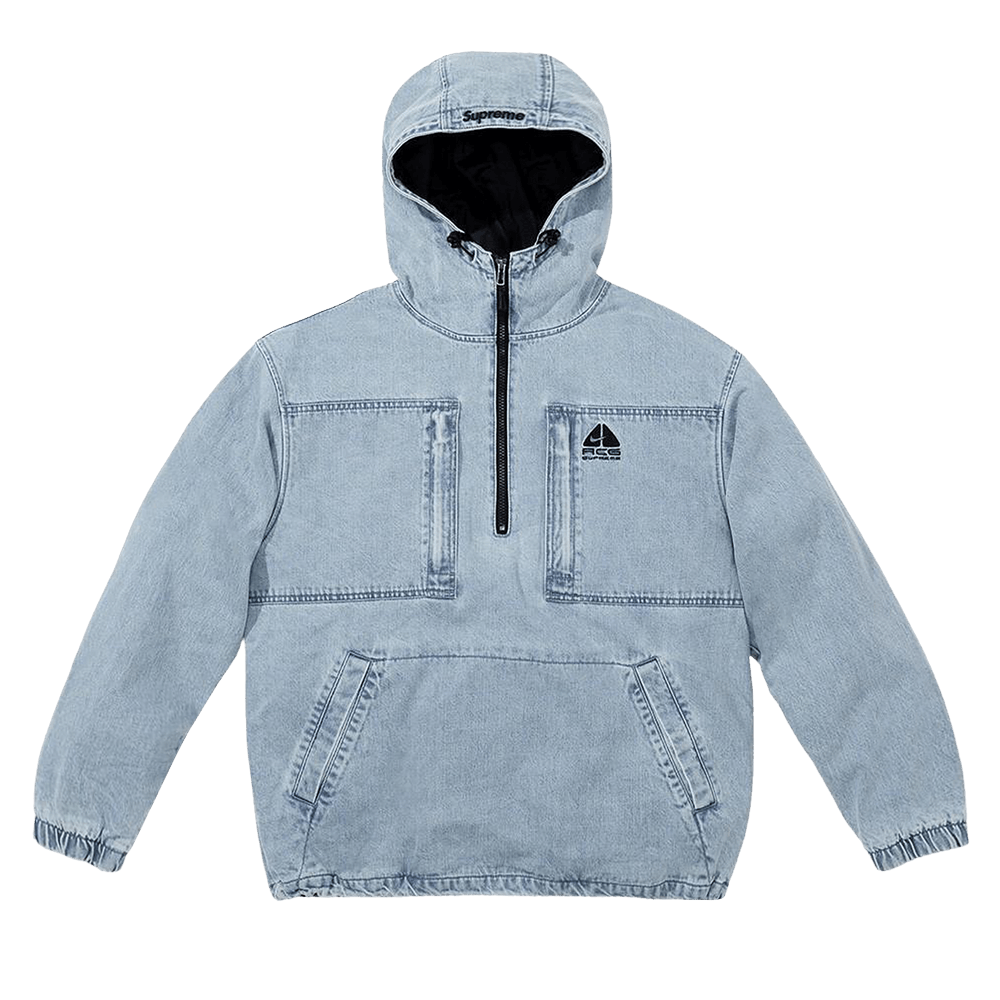 Buy Supreme x Nike ACG Denim Pullover 'Washed Blue' - FW22J21
