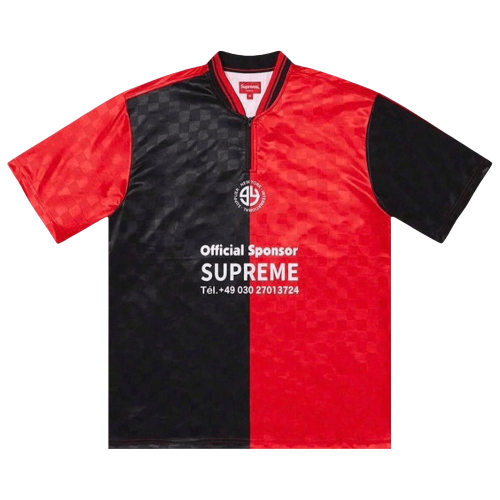 Buy Supreme Split Soccer Jersey 'Black' - FW22KN9 BLACK | GOAT