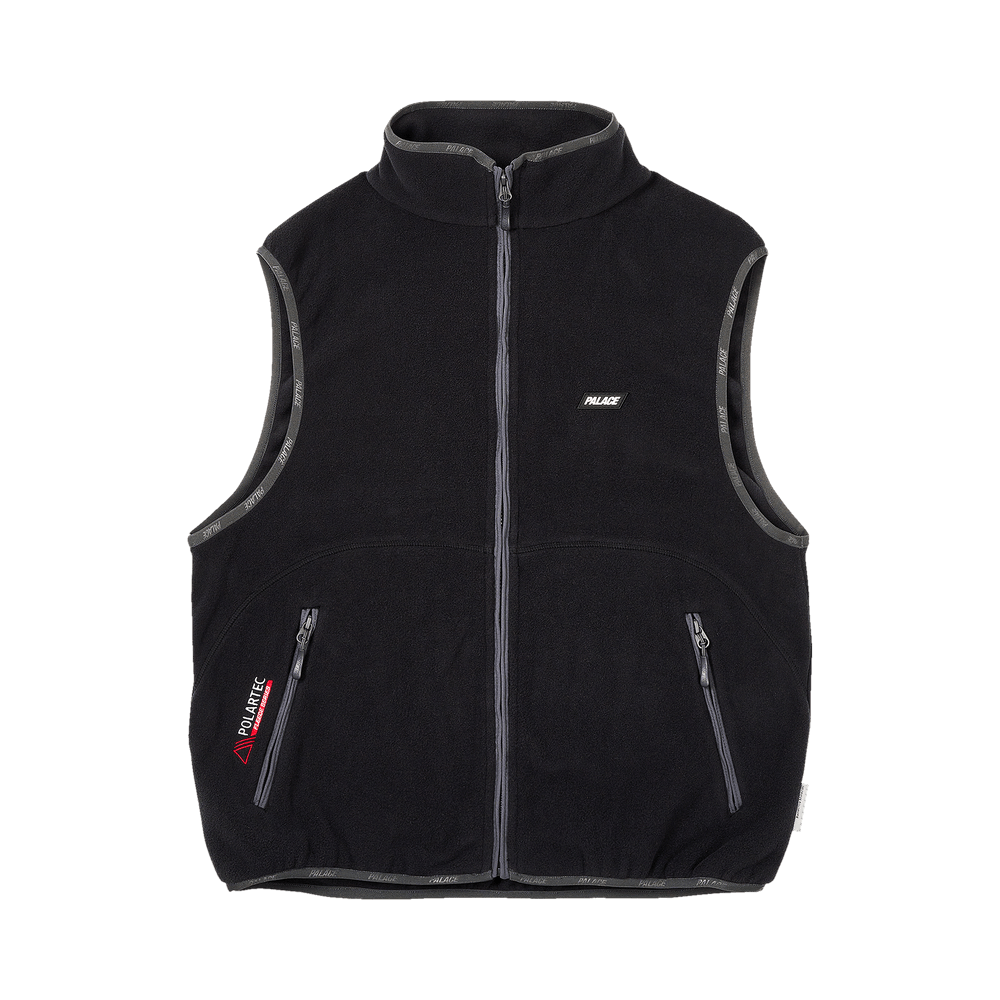 Buy Palace Polartec Vest 'Black' - P27JK002 | GOAT