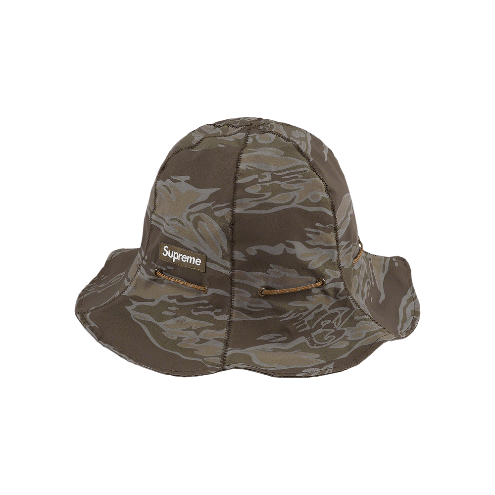 Buy Supreme Tiger Camo Reflective Tulip Hat 'Brown' - FW22H69