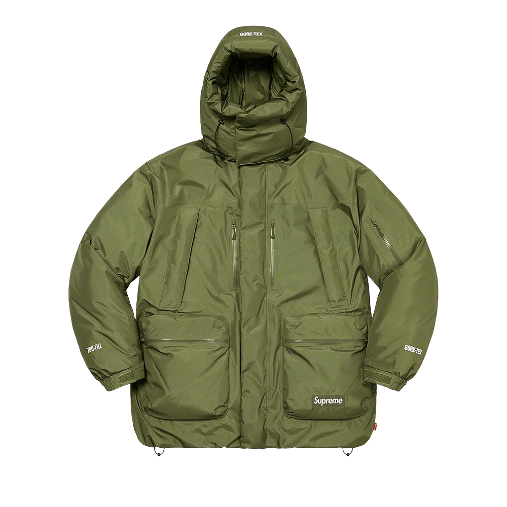 Buy Supreme GORE TEX 700 Fill Down Parka Olive FW22J21 OLIVE GOAT