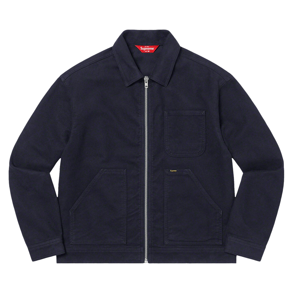 Buy Supreme Moleskin Work Jacket 'Navy' - FW22J99 NAVY | GOAT