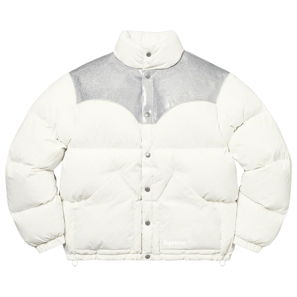 ジャケット・アウター Supreme Glitter Yoke Down Puffer Supreme Glitter Yoke Down Puffer Jacket (FW22) - $298