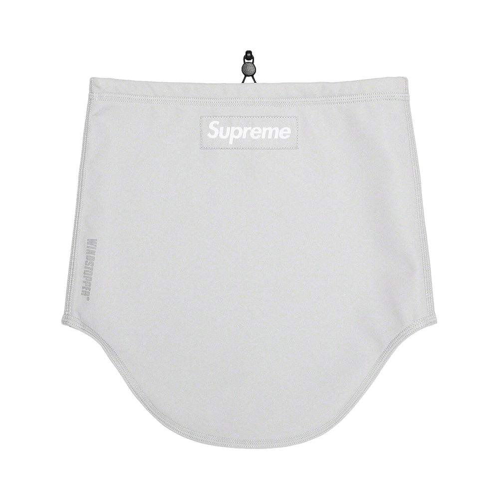 Buy Supreme x WINDSTOPPER Neck Gaiter 'Light Grey' - FW22A62