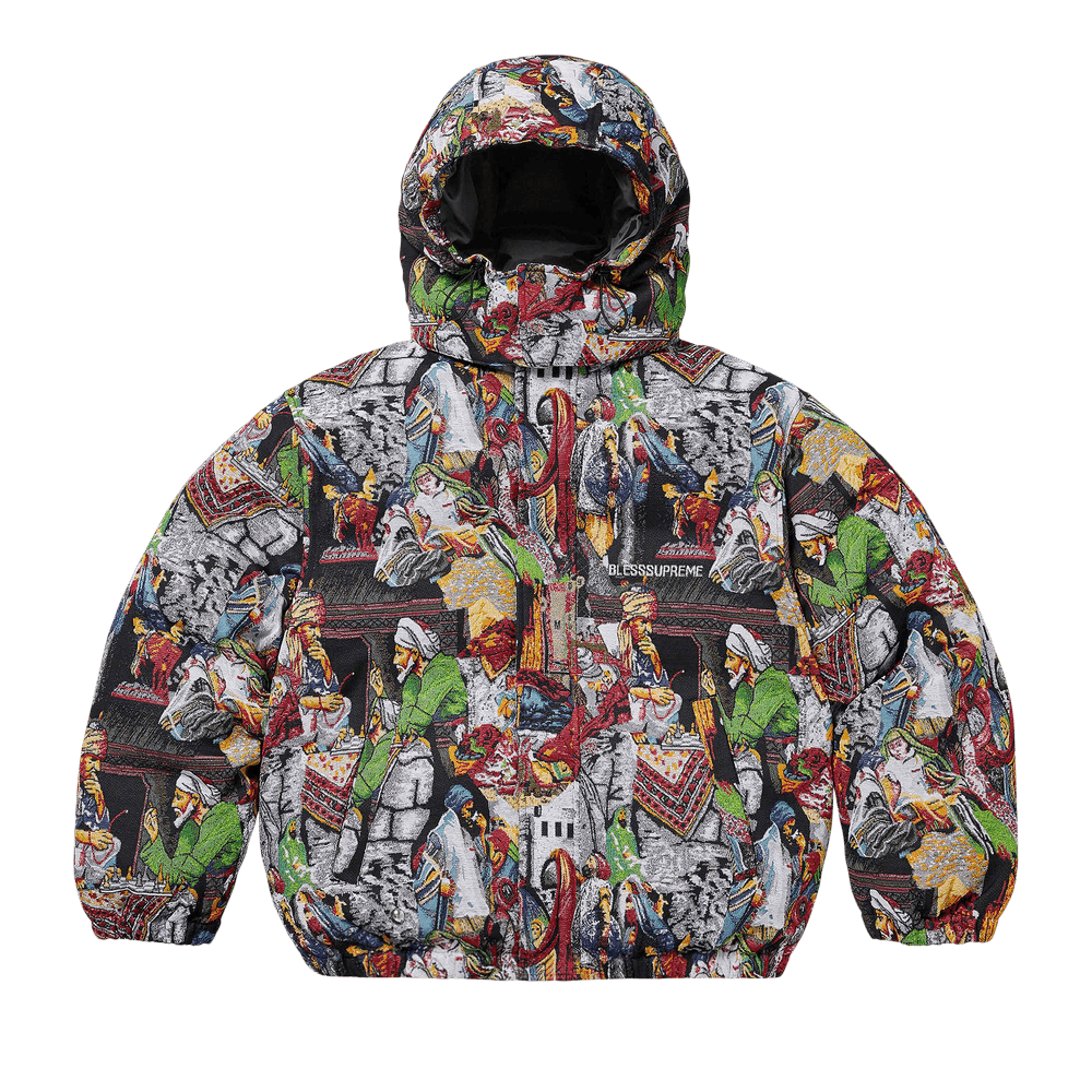 まとめ買いでお得 Tapestry Bless x Supreme Buy Down 'Multicolor Jacket Puffer マウンテンパーカー