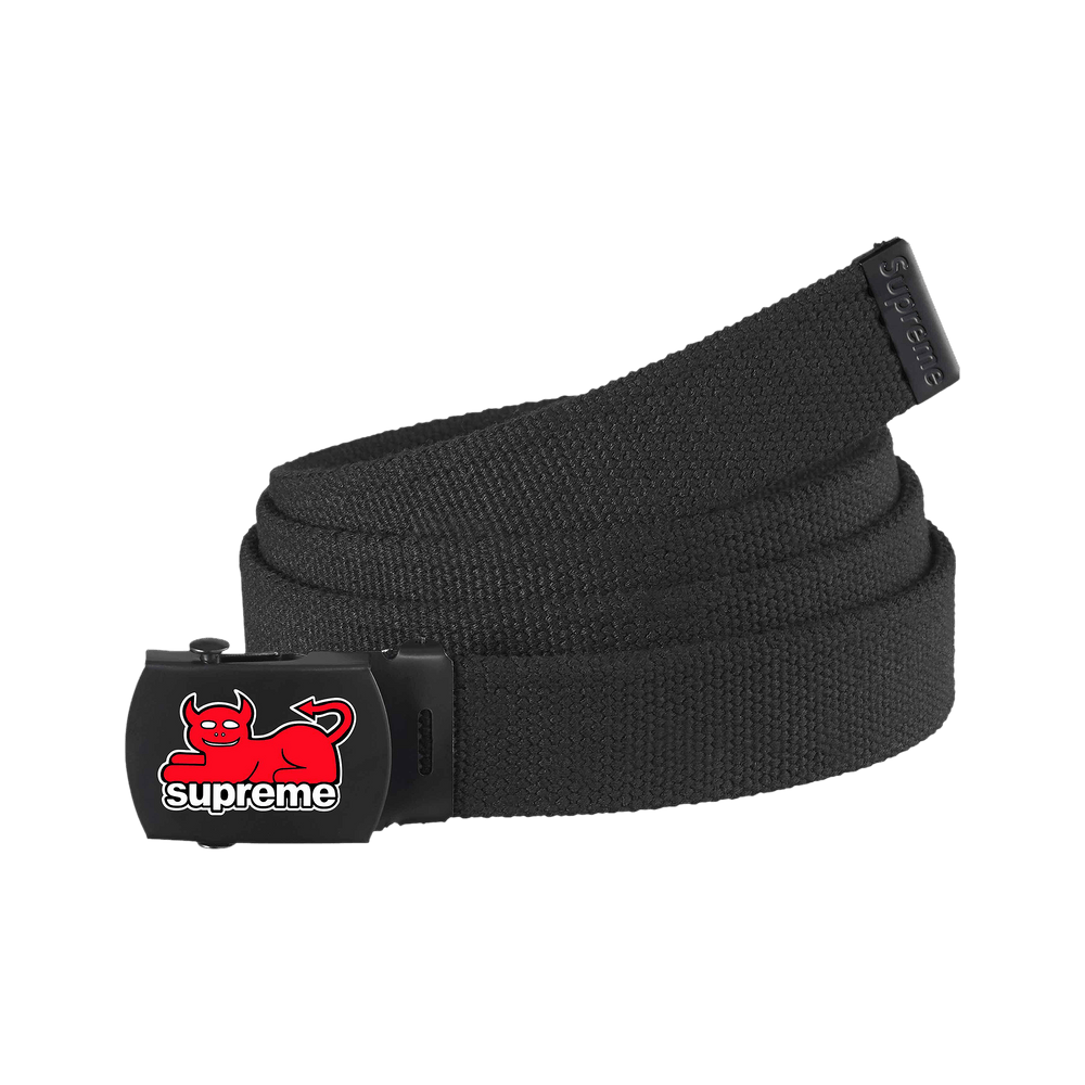 Buy Supreme x Toy Machine Webbing Belt 'Black' - SS24A19 BLACK | GOAT