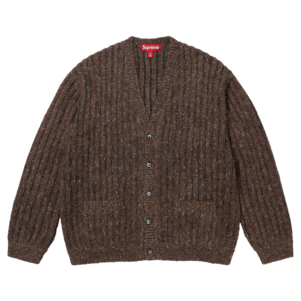 Supreme Confetti Cardigan Brown Men's - SS24 - US