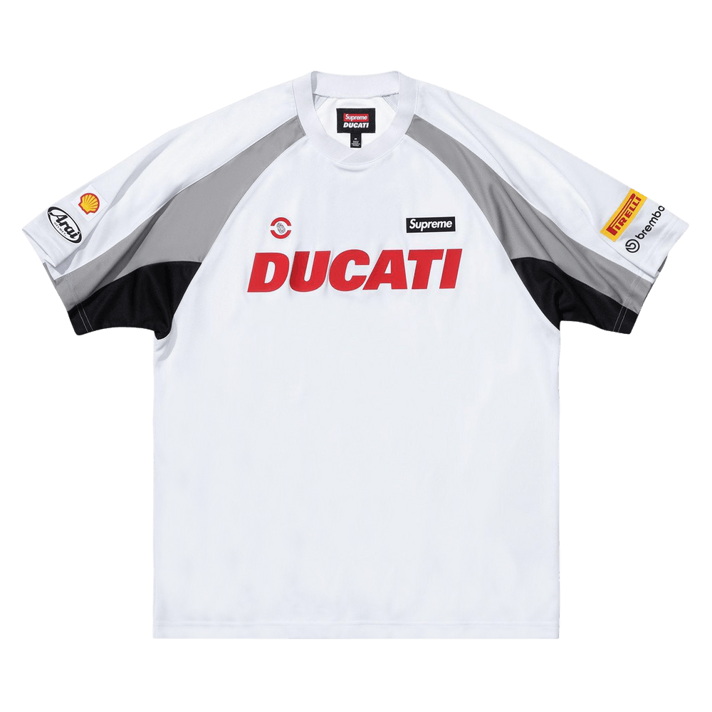 Size xxl Supreme x Ducati Soccer Jersey 'White'