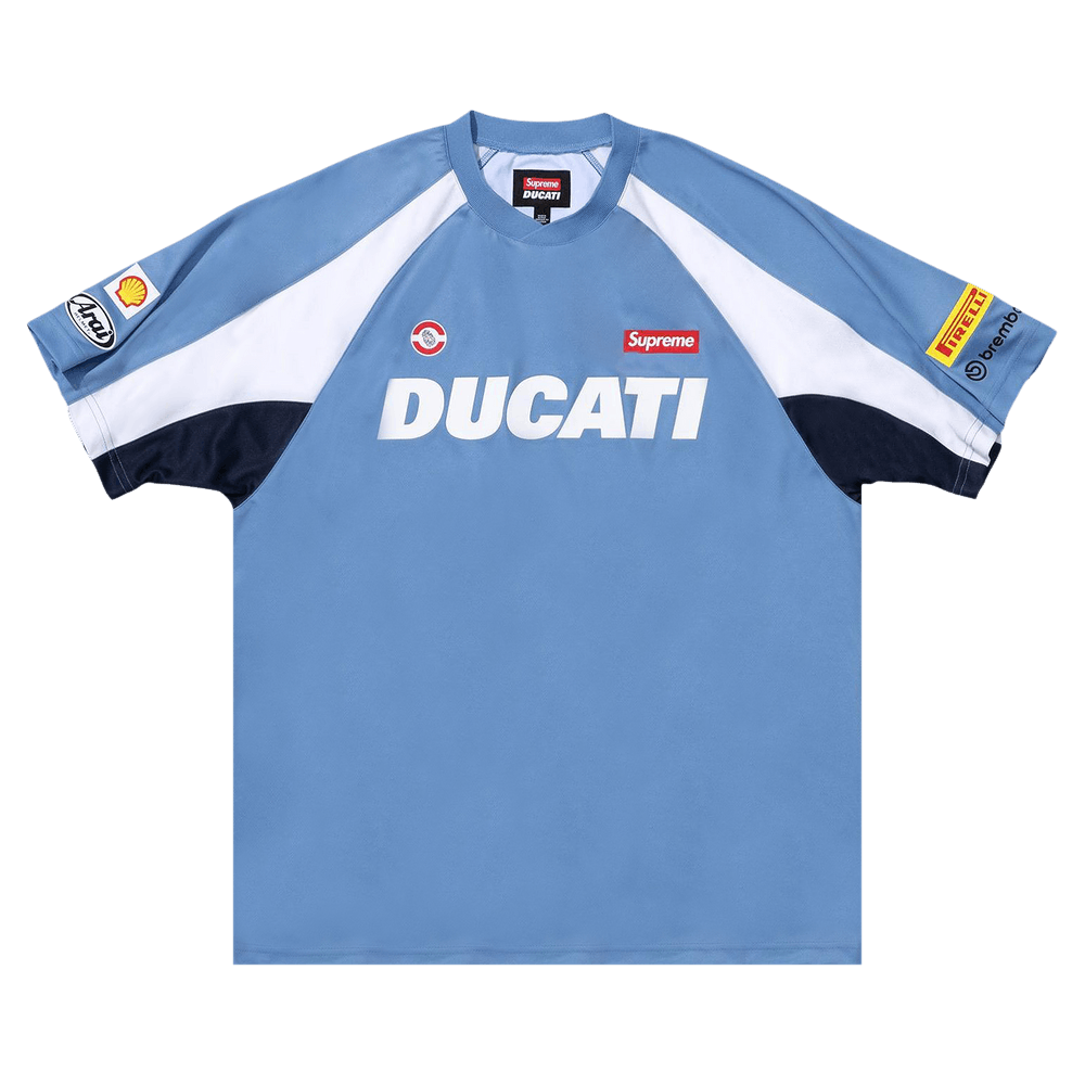 出産祝い - 'Blue' Jersey Soccer Ducati x Supreme Buy SS24KN47 GOAT | BLUE トップス