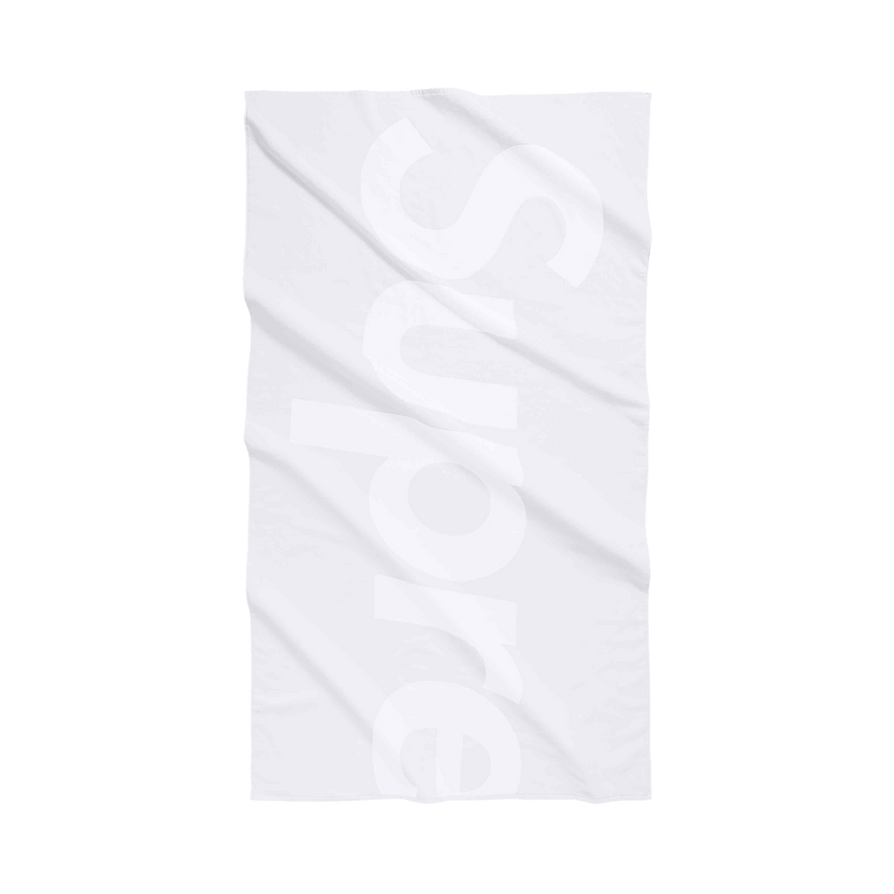 タオル Supreme Tonal Logo Towel (SS24) white Buy Supreme Tonal
