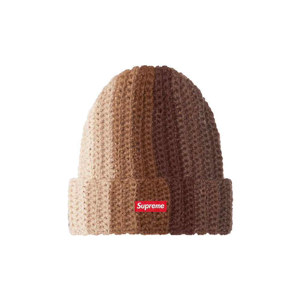 日本初の Buy Supreme BROWN FW22BN62 - 'Brown' Beanie Crochet Gradient 帽子