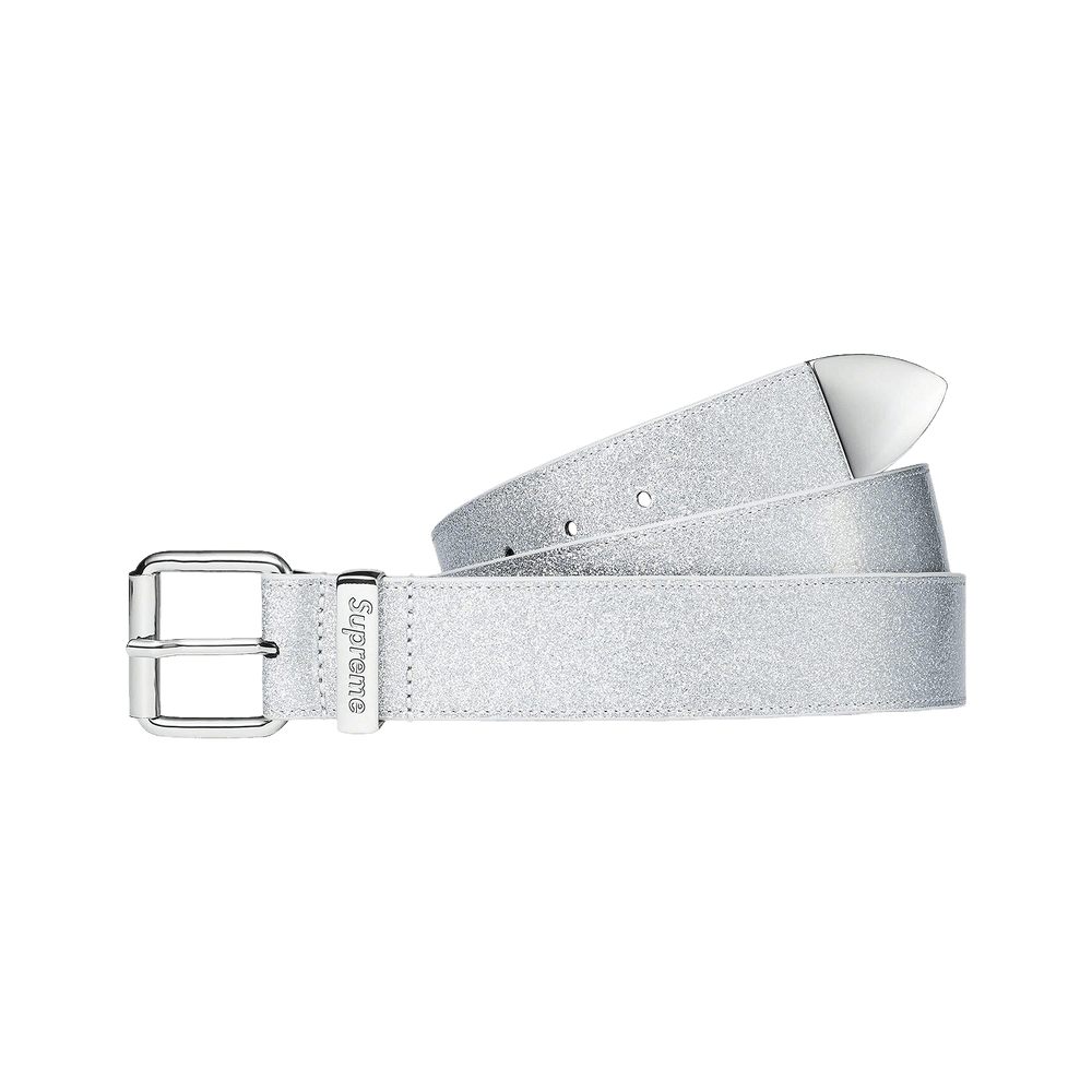Buy Supreme Glitter Vinyl Ranger Belt 'Silver' - FW22A49 SILVER | GOAT