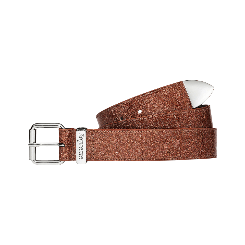 Buy Supreme Glitter Vinyl Ranger Belt 'Brown' - FW22A49 BROWN | GOAT